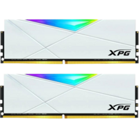 Модуль памяти DIMM 16Gb 2х8Gb DDR4 PC25600 3200MHz ADATA XPG Spectrix D50 RGB White (AX4U32008G16A-DW50)