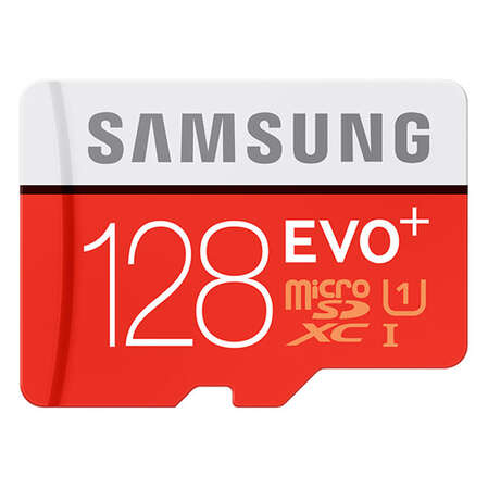 Micro SecureDigital 128Gb SDXC Samsung Evo Plus class10 (MB-MC128DARU) + адаптер SD