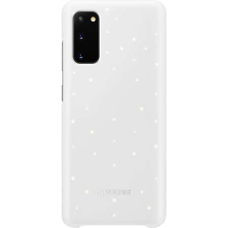 Чехол для Samsung Galaxy S20 SM-G980 Smart LED Cover белый