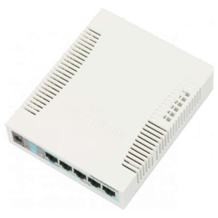 Коммутатор MikroTik RouterBoard RB260GS управляемый 5xGbLAN 