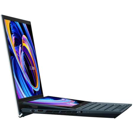 Ноутбук ASUS ZenBook Pro Duo 15 UX582HS-H2034W Core i7 11800H/32Gb/1Tb SSD/NV RTX3080 8Gb/15.6" Ultra HD Touch OLED/Win10 Celestial Blue