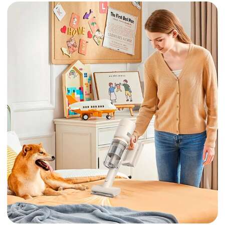 Вертикальный пылесос Dreame U20 White