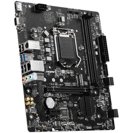 Материнская плата MSI Pro H510M-B II H470 Socket-1200 2xDDR4, 4xSATA3, 1xM.2, 1xPCI-E16x, 2xUSB3.2, D-Sub, HDMI, Glan, mATX