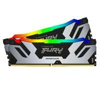 Модуль памяти DIMM 64Gb 2х32Gb DDR5 PC48000 6000MHz Kingston Fury Renegade RGB Silver (KF560C32RSAK2/64)