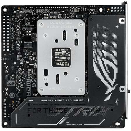 Материнская плата ASUS ROG Strix X870-I Gaming WiFi X870 Socket AM5 2xDDR5, 2xSATA3, RAID, 2xM.2, 1xPCI-E16x, 4xUSB3.2, 3xUSB3.2 Type C, DP, HDMI, WiFi, Glan, mini-ITX