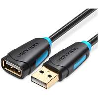 Кабель удлинитель USB2.0 АM/AF 1.5м Vention (CBCBG) Черный