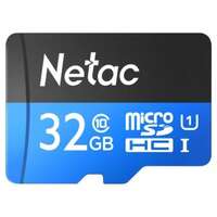 Карта памяти Micro SecureDigital 32Gb Netac SDXC class 10 (NT02P500STN-032G-R) + SD adapter
