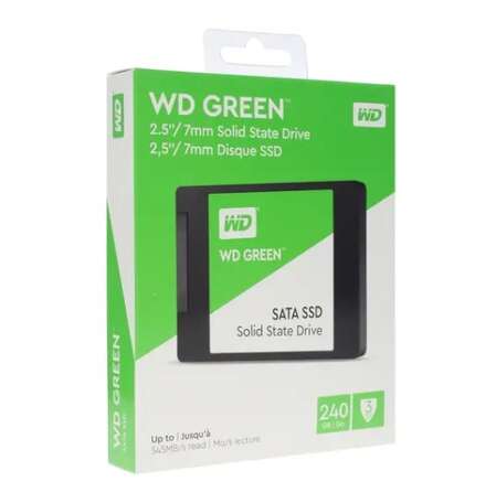 Внутренний SSD-накопитель 240Gb Western Digital Green WDS240G2G0A SATA3 2.5" 