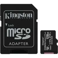 Карта памяти Micro SecureDigital 128Gb Kingston Canvas Select Plus SDXC class 10 UHS-I (SDCS2/128GB) + SD adapter