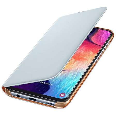 Чехол для Samsung Galaxy A50 (2019) SM-A505 Wallet Cover белый