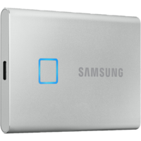 Внешний SSD-накопитель 2Tb Samsung T7 Touch MU-PC2T0S/WW (SSD) USB 3.2 Type C Серебристый