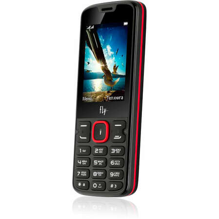 Мобильный телефон Fly FF250 Black/Red