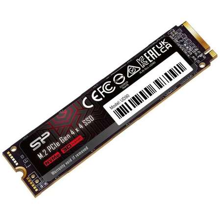 Внутренний SSD-накопитель 1000Gb Silicon Power UD90 SP01KGBP44UD9005 M.2 2280 PCIe NVMe 4.0 x4