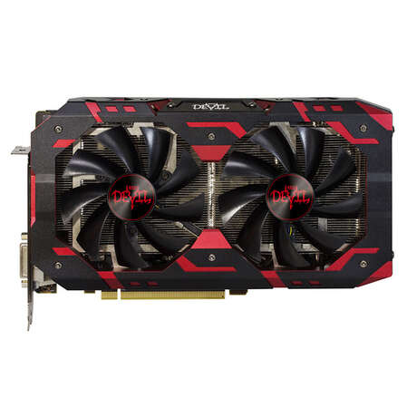 Видеокарта PowerColor 8192Mb RX 580 Red Devil Golden Sample AXRX 580 8GBD5-3DHG/OC 3xDP, HDMI, DVI Ret 