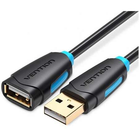 Кабель удлинитель USB2.0 АM/AF 1м Vention (CBCBF) Черный