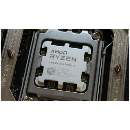 Процессор AMD Ryzen 5 7600X3D, 4.1ГГц, (Turbo 4.7ГГц), 6-ядерный, L3 96МБ, Сокет AM5, OEM
