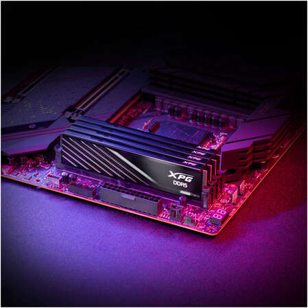 Модуль памяти DIMM 32Gb 2х16Gb DDR5 PC51200 6400MHz ADATA XPG Lancer Blade Black (AX5U6400C3216G-DTLABBK)