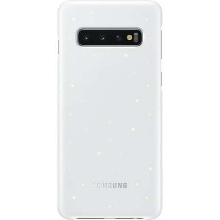 Чехол для Samsung Galaxy S10 SM-G973 LED Cover белый
