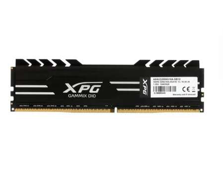 Модуль памяти DIMM 8Gb DDR4 PC25600 3200MHz ADATA XPG Gammix D10 Red (AX4U32008G16A-SB10)