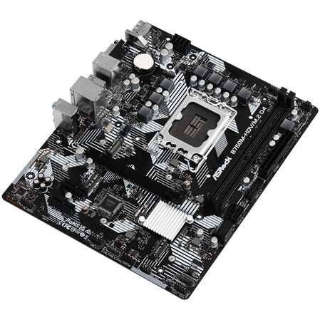 Материнская плата ASRock B760M-HDV/M.2 D4 B760 Socket-1700 2xDDR4, 4xSATA3, RAID, 2xM.2, 1xPCI-E16x, 3xUSB3.2, 1xUSB3.2 Type C, D-Sub, DP, HDMI, 2.5Glan, mATX