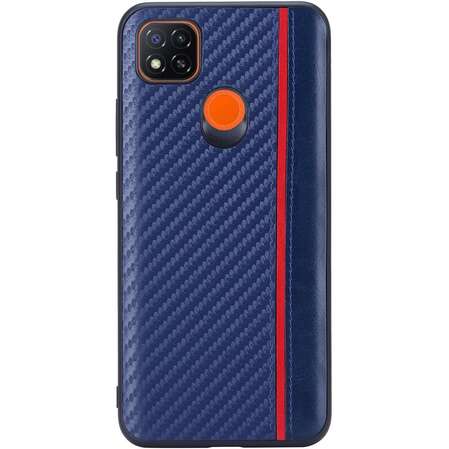 Чехол для Xiaomi Redmi 9C G-Case Carbon темно-синий