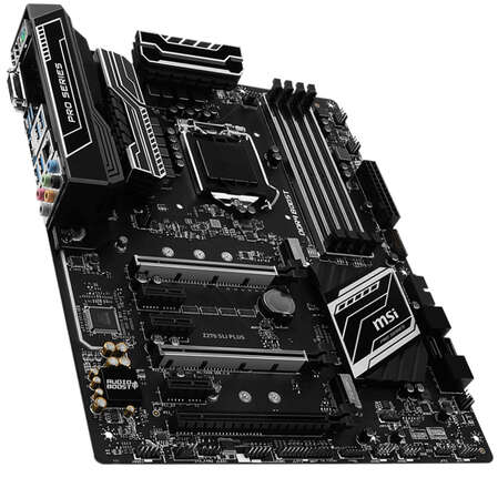 Материнская плата MSI Z270 SLI Plus Z270 Socket-1151 4xDDR4, 6xSATA3, RAID, 2хM.2, 3xPCI-E16x, 5xUSB3.1, 1xUSB Type C, HDMI, DVI-D, Glan, ATX