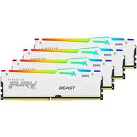 Модуль памяти DIMM 128Gb 4х32Gb DDR5 PC41600 5200MHz Kingston Fury Beast RGB White (KF552C40BWAK4-128)