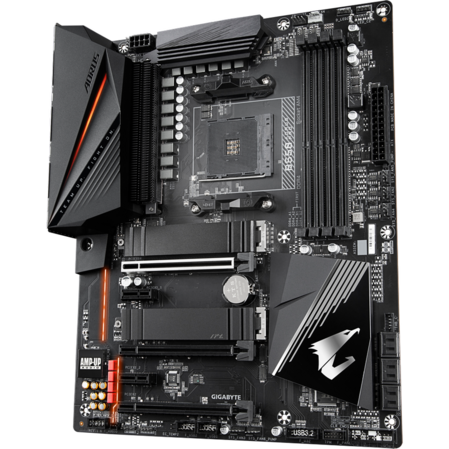 Материнская плата Gigabyte B550 AORUS Pro Socket-AM4 AMD B550 4xDDR4, 6xSATA3, RAID, 2xM.2, 3xPCI-E16x, 5xUSB3.2, 1xUSB3.2 Type C, HDMI, Glan, ATX Ret