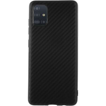 Чехол для Samsung Galaxy A71 SM-A715 Brosco Carbone черный