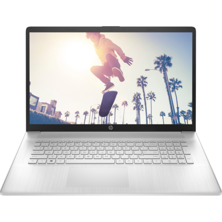 Ноутбук HP 17-cp0059ur AMD Ryzen 7 5700U/16Gb/512Gb SSD/17.3" FullHD/DOS Silver