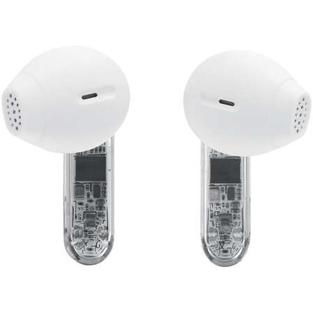 Bluetooth гарнитура JBL Tune Flex 2 Ghost Edition White