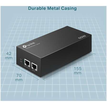 Инжектор PoE TP-LINK TL-PoE170S PoE++ адаптер