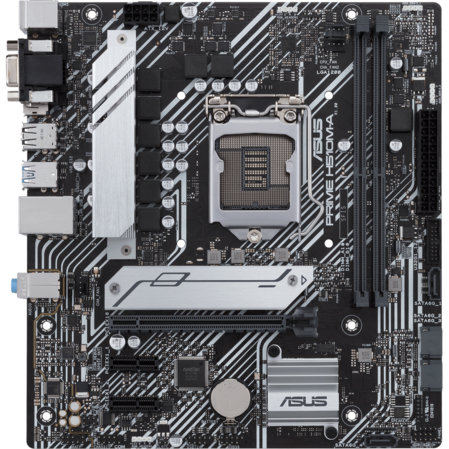 Материнская плата ASUS Prime H510M-A H510 Socket-1200 2xDDR4, 4xSATA3, 1xM.2, 1xPCI-E16x, 2xUSB3.2, D-Sub, DP, HDMI, Glan, mATX