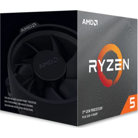 Процессор AMD Ryzen 5 3600XT, 3.8ГГц, (Turbo 4.5ГГц), 6-ядерный, L3 32МБ, Сокет AM4, BOX