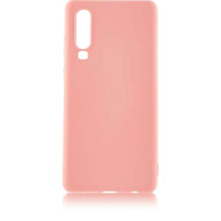 Чехол для Huawei P30 Brosco Softrubber\Soft-touch розовый