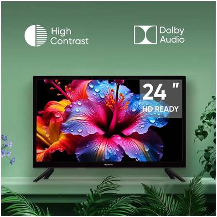 Телевизор 24" Topdevice TDTV24BN02H_BK (HD 1366x768) черный