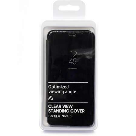 Чехол для Xiaomi Redmi Note 8 Zibelino CLEAR VIEW черный