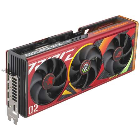 Видеокарта ASUS GeForce RTX 4090 24576Mb, Strix OC EVA-02 24G (ROG-Strix-RTX4090-O24G-EVA-02-Edition) 2xHDMI, 3xDP, Ret