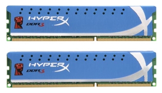 Модуль памяти DIMM 8Gb 2х4Gb KIT DDR3 PC15000 1866MHz Kingston HyperX (KHX1866C9D3K2/8G)