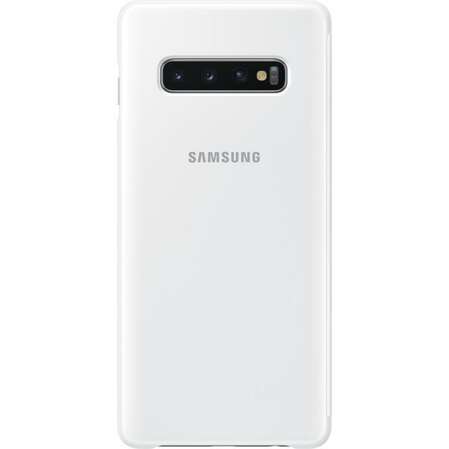 Чехол для Samsung Galaxy S10+ SM-G975 Clear View Cover белый
