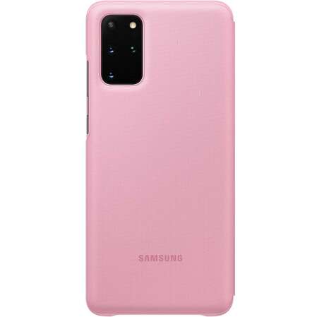 Чехол для Samsung Galaxy S20+ SM-G985 Smart LED View Cover розовый