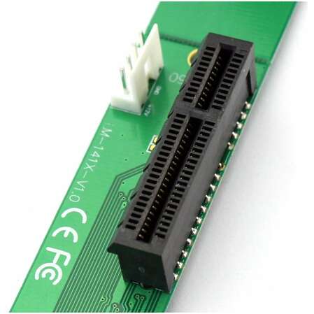 Адаптер M.2 M Key Male на PCI-E 4X Female x4 LM-141X