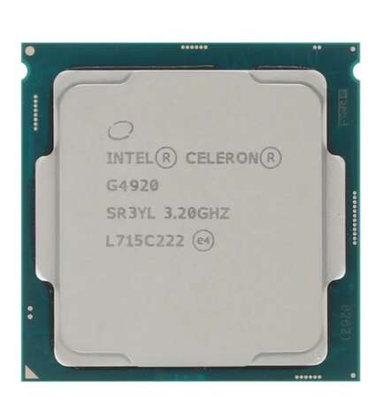 Процессор Intel Celeron G4920, 3.2ГГц, 2-ядерный, LGA1151v2, OEM