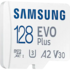 Карта памяти Micro SecureDigital 128Gb SDXC Samsung Evo Plus class10 UHS-I U3 (MB-MC128KA) + адаптер SD