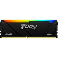 Модуль памяти DIMM 16Gb DDR4 PC21300 2666MHz Kingston Fury Beast RGB Black (KF426C16BB12A/16)