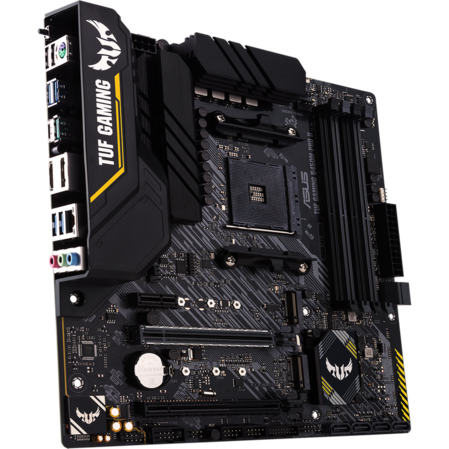 Материнская плата ASUS TUF Gaming B450M-Pro II B450 Socket AM4 4xDDR4, 6xSATA3, RAID, 2xM.2, 2xPCI-E16x, 5xUSB3.1, 1xUSB3.1 Type C, DP, HDMI, Glan, mATX