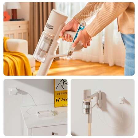 Вертикальный пылесос Dreame U20 White