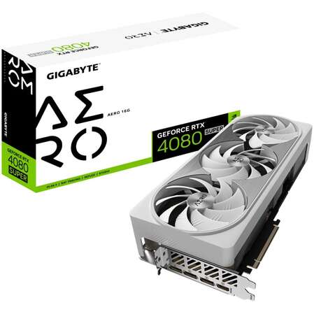 Видеокарта Gigabyte GeForce RTX 4080 Super 16384Mb, Aero 16 Gb (GV-N408SAERO-16GD) 1xHDMI, 3xDP, Ret