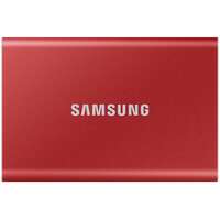 Внешний SSD-накопитель 1Tb Samsung T7 MU-PC1T0R/WW (SSD) USB 3.2 Type C Красный