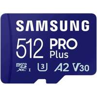 Micro SecureDigital 512Gb SDXC Samsung Pro Plus, UHS-I U3, class10 (MB-MD512SA)